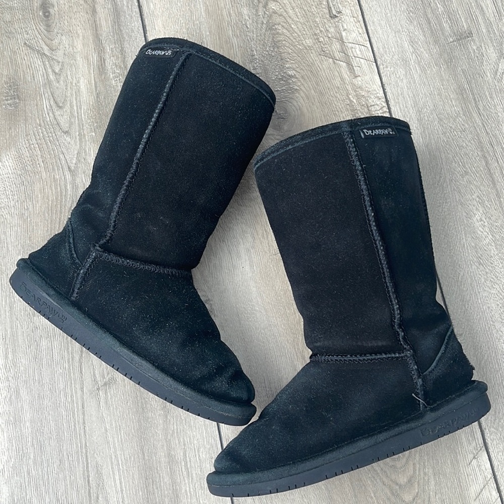 BEARPAW Kids' Girl Elle Youth Tall Water Resistant Boot Size 13